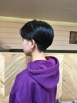 メンズ 〈ボブ〉縮毛矯正 船橋駅5分/鈴木杏美のヘアスタイル