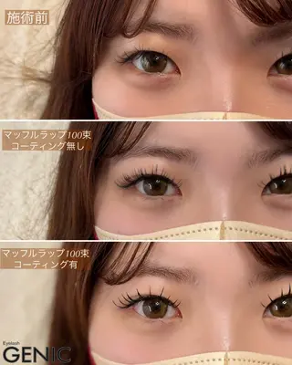 マツエク・マツパ Eyelash GENICのマツエク・マツパデザイン