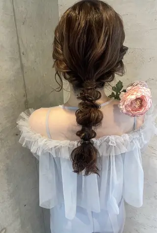 ロング ヘアアレンジ 美髪× ヘアセット✨Araiのヘアスタイル