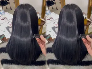 セミロング 巻ける🫧縮毛矯正 💞はな🎀のヘアスタイル