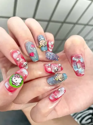 ネイル Nail ヌシん家 AKANEのネイルデザイン