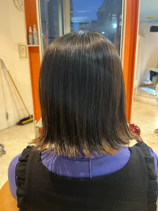 ミディアム うしだ かおるのヘアスタイル