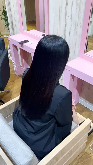 ロング 【ブリーチ無しW】 【暗髪&暖色系】圭真のヘアスタイル