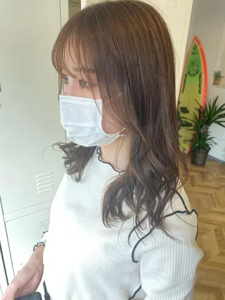 ロング カラー ヘアアレンジ 夜23時まで予約🉑 reverieあきらのヘアスタイル