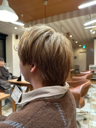 カラー メンズ 松本 耀清のヘアスタイル