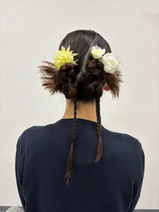 ヘアアレンジ ヘアサロン ミカヅキのヘアスタイル