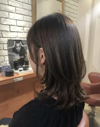 セミロング flencia 丸 和博|カットのヘアスタイル