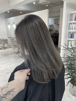 セミロング カラー 指名数No.1 /NAOYAのヘアスタイル