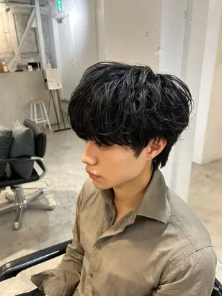 パーマ メンズ メンズ清潔感のプロ 💈メンズパーマ藤田のヘアスタイル