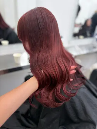 ロング 🍒韓国y2k暖色 NO.1🍒REAのヘアスタイル