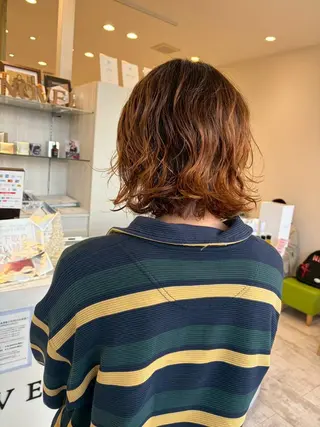 ミディアム パーマ特化✨/肥後 有紗のヘアスタイル