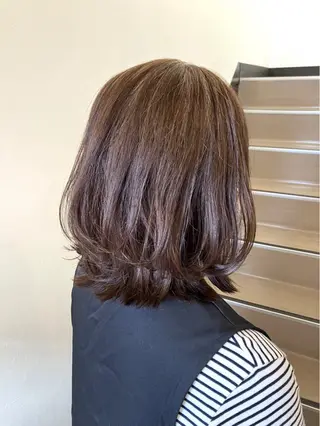 ミディアム 阿部 雲母のヘアスタイル