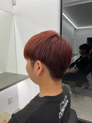 ミディアム カラー メンズ 【メッシュ×パーマ】 ❤️‍🔥Koukiのヘアスタイル