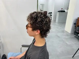 パーマ メンズ メンズパーマ外屋敷 航のヘアスタイル