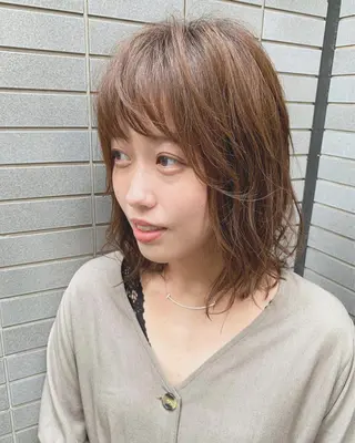 ミディアム topstylist 満足度⭐️堀川星哉のヘアスタイル