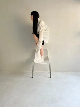 ロング パーマ 小顔カット 🌿リョウカのヘアスタイル