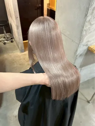 ロング カラー ハイトーン職人 ♡推しカラー♡カイトのヘアスタイル