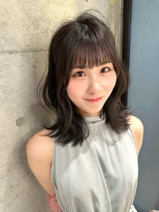 ミディアム カラー 《髪質改善✖️オリー ブ🧸》小嶋拓也のヘアスタイル