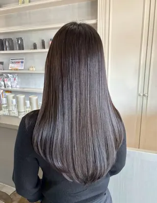 カラー 透明感カラー yuiのヘアスタイル