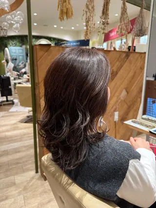 セミロング カラー 艶髪☆外国人風カラー ハイトーン多田修弥のヘアスタイル