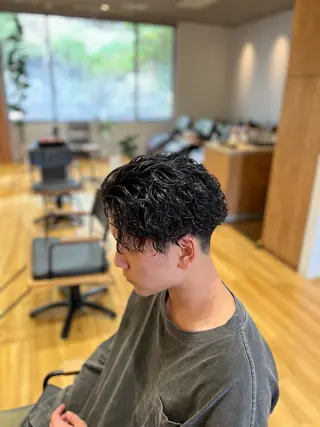 パーマ メンズ 瀬野凌介/メンズ カット/パーマのヘアスタイル