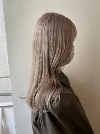 ロング カラー フレンチボブパーマ Yuukiのヘアスタイル