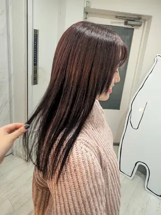 ロング カラー 🏹MIYU¦抜け感 ×柔らかカラーのヘアスタイル