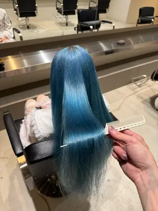 ロング 暖色カラー🌈／ パーマ🌀／凜太郎のヘアスタイル