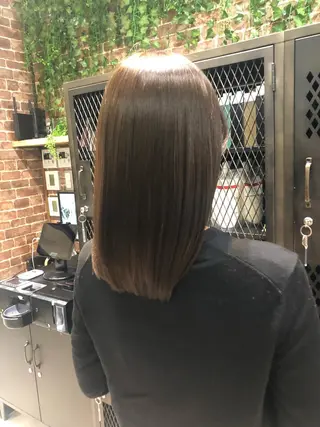 ミディアム ⭐️艶髪⭐️髪質改善 newi町田 山本のヘアスタイル
