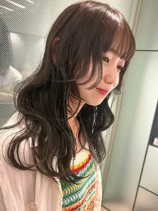 セミロング カラー 浅井咲良/栄・矢場町 /カラーモデルのヘアスタイル