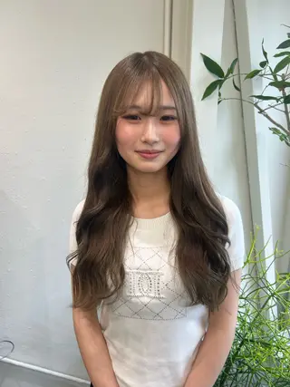 カラー 八事 yukii 橋本 心🫧のヘアスタイル