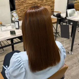 ミディアム 艶カラーモデル募集 池袋🍀ナル🌼のヘアスタイル