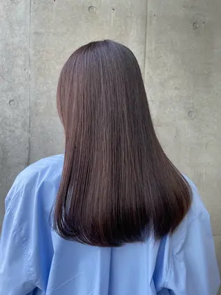 セミロング カラー いとう まいこのヘアスタイル