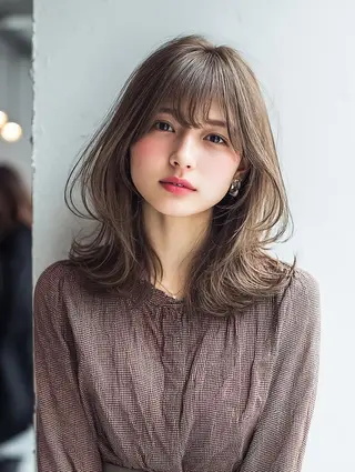 セミロング 艶髪診断で絶対綺麗✨ お悩み解決✨京谷宥✨のヘアスタイル