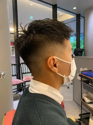 ショート メンズ unopulir 景山　凌のヘアスタイル