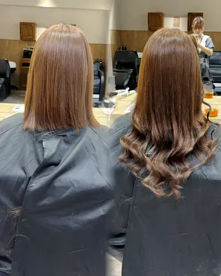 セミロング シールエクステ横浜 🐏☁️miminaのヘアスタイル