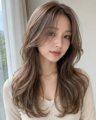 ロング カラー EARTH 榎本のヘアスタイル