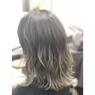 ミディアム YOFAhair芦屋 峰★カラーリストのヘアスタイル