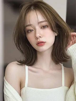 ミディアム 橋爪 優真のヘアスタイル