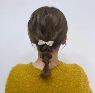 ショート ヘアアレンジ 大羅 海比のヘアスタイル