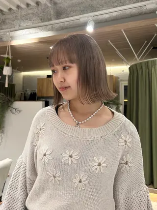 ミディアム hair&eye🎀 /momoKaのヘアスタイル