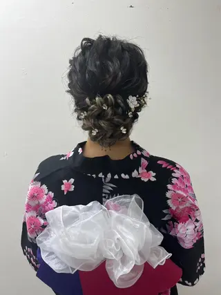 ヘアアレンジ ヘアセットサロン ココのヘアスタイル