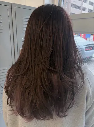 ロング カラー cana 札幌レイヤースタイルのヘアスタイル