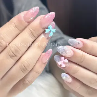ネイル NuaN ミニモ停止中のネイルデザイン