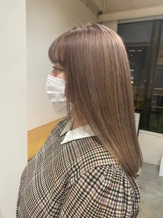 セミロング カラー KAREN🕊️ 大宮美容室のヘアスタイル