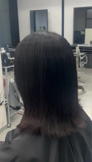カラー gisele_ 村上玲のヘアスタイル