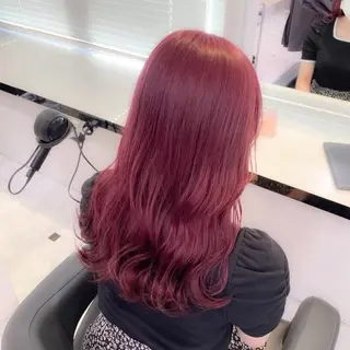 カラー girlな暖色ヘア 🪽🫧ハルナ🎀のヘアスタイル