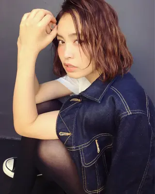 ショート ミディアム 透明感カラー🌿ボブ ✨飛田 ケイのヘアスタイル