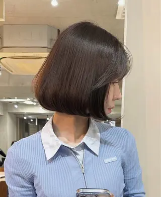 ショート 韓国ボブ/ハッシュ カットKIRAのヘアスタイル
