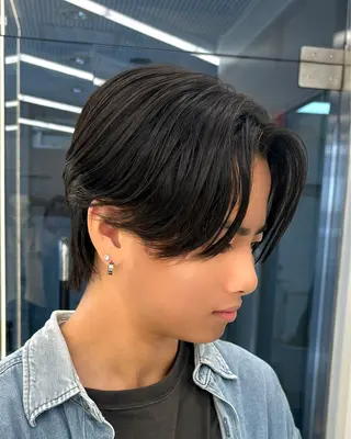カラー パーマ メンズ 森龍馬 メンズ専門美容師のヘアスタイル